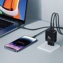 USAMS Ład. siec. 1xUSB-C+1xUSB 45W (only head) GaN PD3.0 +QC3.0 Fast Charging biały/white CC178TC02 (US-CC178)