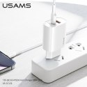 USAMS Ład. siec. 1xUSB-C+1xUSB T35 20W (only head) PD3.0 +QC3.0 Fast Charging biały/white CC121TC01 (US-CC121)