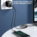 USAMS Ład. siec. 1xUSB-C+1xUSB T40 20W LED (only head) PD3.0 +QC3.0 Fast Charging czarny/black CC133TC01 (US-CC133)