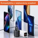 USAMS Ład. siec. 1xUSB-C+1xUSB T46 33W PD3.0 +QC3.0 Fast Charging +kabel U63 USB-C/Lightning czarny/black UDTZ01