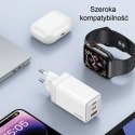 USAMS Ład. siec. 2xUSB-C+1xUSB 65W (only head) GaN PD3.0 +QC3.0 Fast Charging niebieski/gradient blue Sandru Series CC180TC04 (U