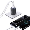 USAMS Ład. siec. CC254 30W GaN USB-C/USB-A Fast Charging HC Series czarny/black CC254TC01