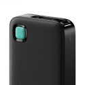 USAMS Powerbank ze zwijanym kablem Retractable Lightning 10000 mAh PD 20W Fast Charge XY Series czarny/black 10KCD22501 (US-CD22