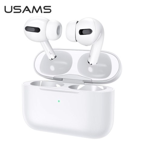 USAMS Słuchawki Bluetooth 5.0 TWS YS series bezprzewodowe biały/white BHUYS01