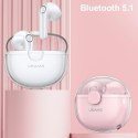 USAMS Słuchawki Bluetooth 5.1 TWS BU series bezprzewodowe różowy/pink BHUBU04