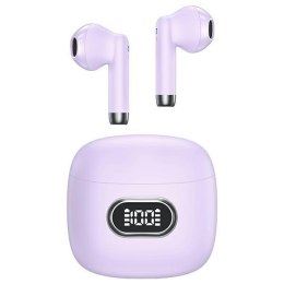 USAMS Słuchawki Bluetooth 5.3 TWS IA II series bezprzewodowe purpurowy/purple BHUIAII03 (USAMS-IAII15)