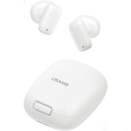 USAMS Słuchawki Bluetooth 5.3 TWS ID Series bezprzewodowe biały/white BHUID02 (ID25)