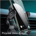 USAMS Uchwyt indukcyjny US-CD132 15W Automatic do kratki went. czarny/black CD132ZJ01