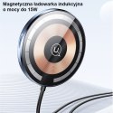 USAMS Uchwyt indukcyjny US-CD164 15W 2w1 Magnetic do kratki went. transparent CD164DZ02