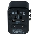 Verbatim Adapter podróżny EU/UK/US2xUSB-A UTA-01 czarny/black 49543