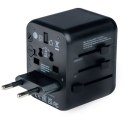 Verbatim Adapter podróżny EU/UK/US2xUSB-A UTA-01 czarny/black 49543