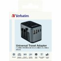 Verbatim Adapter podróżny EU/UK/US2xUSB-A/2xUSB-C PD 30W UTA-03 czarny/black 49545