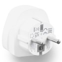Verbatim Adapter podróżny EU/UK/USWTEU-02 biały/white 49549