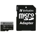 Verbatim Karta microSD 512GB + adapter Pro U3 czarny/black 47046