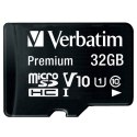 Verbatim Karta microSDHC 32GB V10+ adapter czarny/black 44083