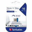 Verbatim Pendrive 16GB USB-A 3.2 NANOniebieski/blue 98709