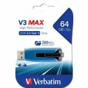 Verbatim Pendrive 64GB USB-A 3.2V3 MAX niebieski/blue 49807