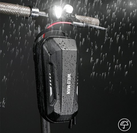 WILDMAN Etui/uchwyt na hulajnogę GD9XPlus sakwa na ramę czarna/black