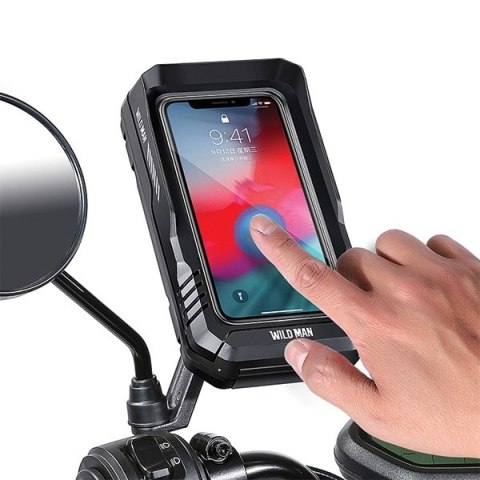 WILDMAN Etui/uchwyt na rower FK3sakwa na ramę czarna/black