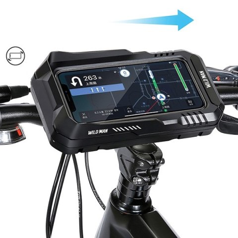 WILDMAN Etui/uchwyt na rower FK4sakwa na ramę czarna/black