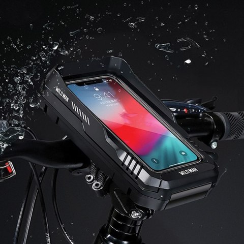 WILDMAN Etui/uchwyt na rower FK4sakwa na ramę czarna/black