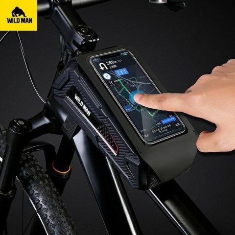 WILDMAN Etui/uchwyt rowerowy M90sakwa na ramę czarna/black