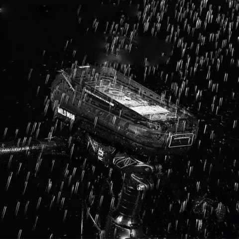 WILDMAN Etui/uchwyt rowerowy MS33 0.6L sakwa na kierownicę czarna/black