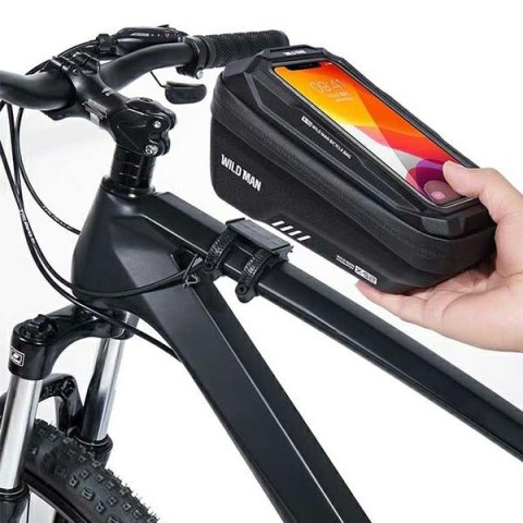 WILDMAN Etui/uchwyt rowerowy XS2 1L sakwa na ramę czarna/black
