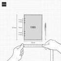 Kartki do dziennika Finocam R1093 1000 2025 15,5 x 21,5 cm