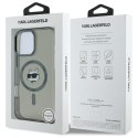 Karl Lagerfeld KLHMP16XHLSCHK iPhone16 Pro Max 6.9" czarny/black hardcase IML Metal Choupette Head MagSafe