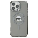 Karl Lagerfeld KLHMP16XHLSKIK iPhone16 Pro Max 6.9" czarny/black hardcase IML Metal Karl Head MagSafe