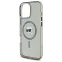 Karl Lagerfeld KLHMP16XHLSKIK iPhone16 Pro Max 6.9" czarny/black hardcase IML Metal Karl Head MagSafe