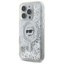 Karl Lagerfeld KLHMP16LLGCHSGH iPhone 1616 Pro 6.3" hardcase transparent Liquid Glitter Choupette Head Magsafe