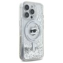 Karl Lagerfeld KLHMP16LLGCHSGH iPhone 1616 Pro 6.3" hardcase transparent Liquid Glitter Choupette Head Magsafe