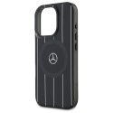 Mercedes MEHMP16L23HRSK iPhone 16 Pro 6.3" czarny/black hardcase MB Double Layer Crossed Lines MagSafe