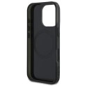 Mercedes MEHMP16L23HRSK iPhone 16 Pro 6.3" czarny/black hardcase MB Double Layer Crossed Lines MagSafe