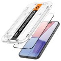 Spigen Glas.TR FC iPhone 15 6.1" "EZ FIT" szkło hartowane czarna ramka AGL06908