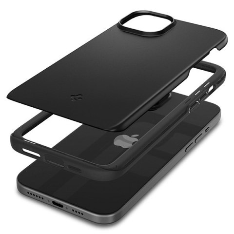 Spigen Thin Fit iPhone 15 6.1"czarny/black ACS06776