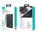 USAMS Powerbank PB60 20000mAh 22.5W 2xQC3.0+PD Fast Charge czarny/black 20KCD16801 (US-CD168)