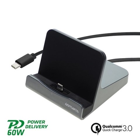 4smarts Stacja Dokująca dla TabletówVoltDock USB-C 60W Gunmetal 462261