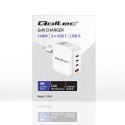 Ładowarka sieciowa 140W GaN | 5-20V | 2.5-5A | 3xUSB-C PD | 1xUSBQC 3.0 | Biała