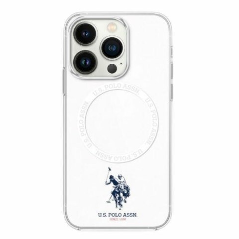 US Polo USHMP16SHOCLDPW iPhone 166.1" biały/white IML Ring MagSafe