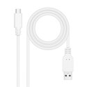 Kabel USB-C do USB NANOCABLE 10.01.4002-W Biały 2 m