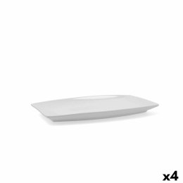 Półmisek Kuchenny Quid Gastro Ceramika Biały (30,5 x 19,5 x 2,5 cm) (Pack 4x)