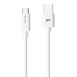 Kabel USB-C do USB Silicon Power SP1M0ASYLK10AC1W Biały 1 m