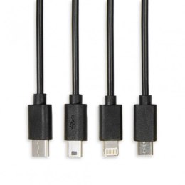 KABEL I-BOX USB 4W1 2XUSB-C, MICROUSB, LIGHTNING