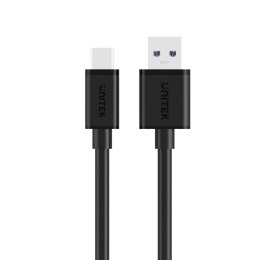UNITEK KABEL USB TYP-C USB 3.1 - USB A, Y-C474BK+