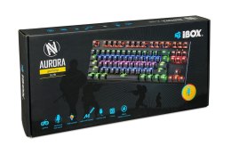 KLAWIATURA I-BOX AURORA K-2R RGB, MECHANICZNA, BLUE SWITCH, GAMING