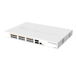 Switch Mikrotik CRS328-24P-4S+RM 28p PoE (PoE+: 24;) 450W Managed Gigabit/10G