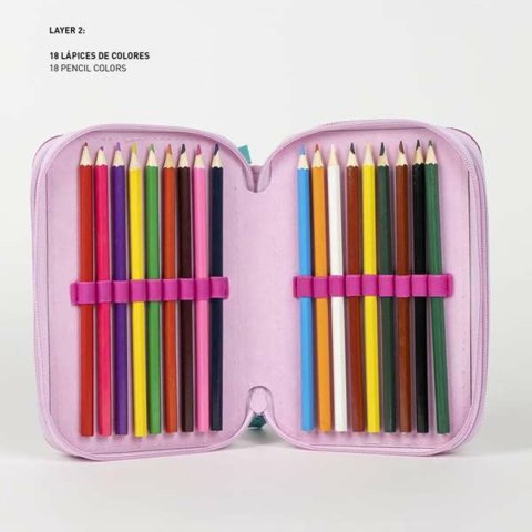 Torba szkolna Minnie Mouse Fuksja 12,5 x 6,5 x 19,5 cm